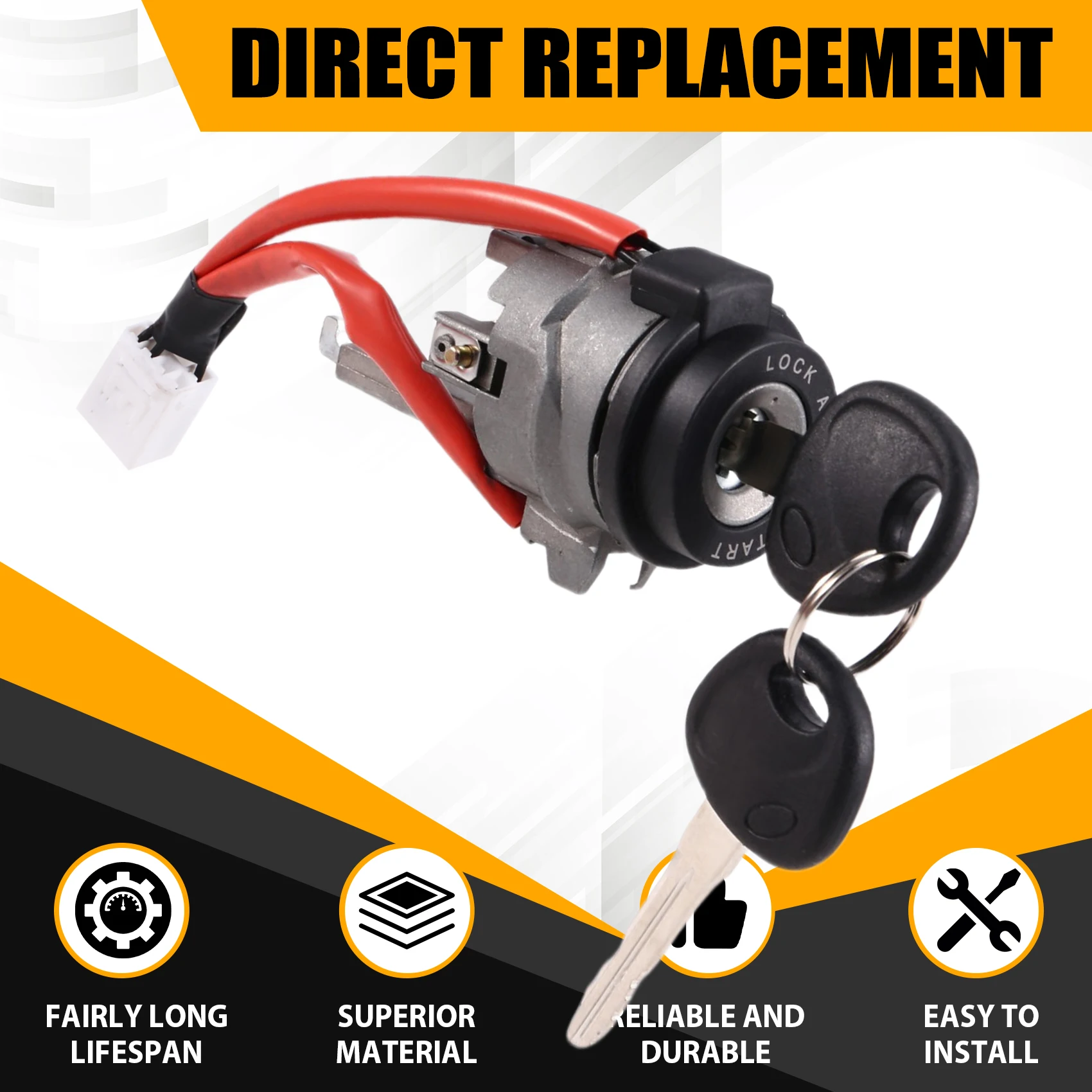 Ignition Lock Cylinder Door Lock Cylinder 81970-3XA00 For Hyundai Elantra 2011-2015 1.8L 2.0L-Boom
Ignition Lock Cylinder Door Lock Cylinder 81970-3XA00 For Hyundai Elantra 2011-2015 1.8L 2.0L-Boom