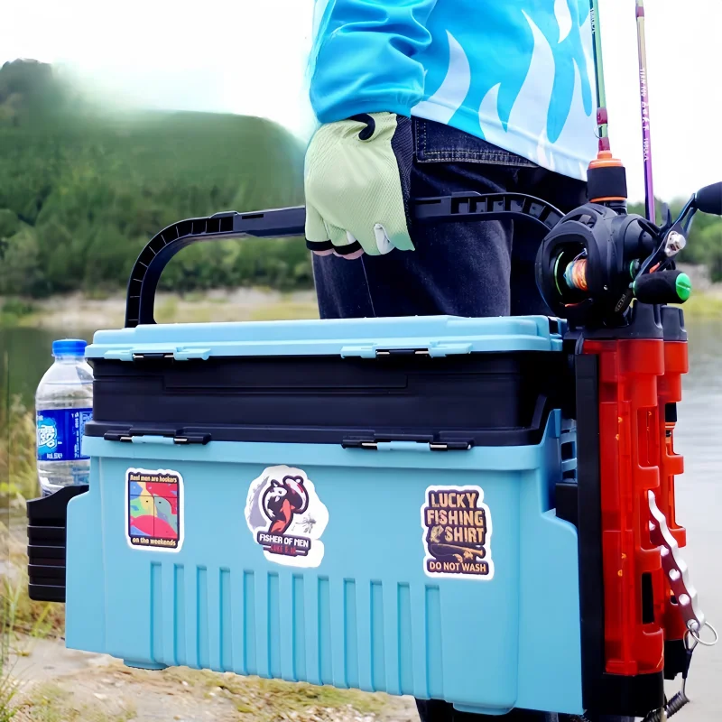 Saltwater Fishing Tackle Box Double Sided Bait Lure Storage Case Heavy Duty ABS Plastic Tool Box For Sea Boat Rock Beach Fishing
Saltwater Fishing Tackle Box Double Sided Bait Lure Storage Case Heavy Duty ABS Plastic Tool Box For Sea Boat Rock Beach Fishing