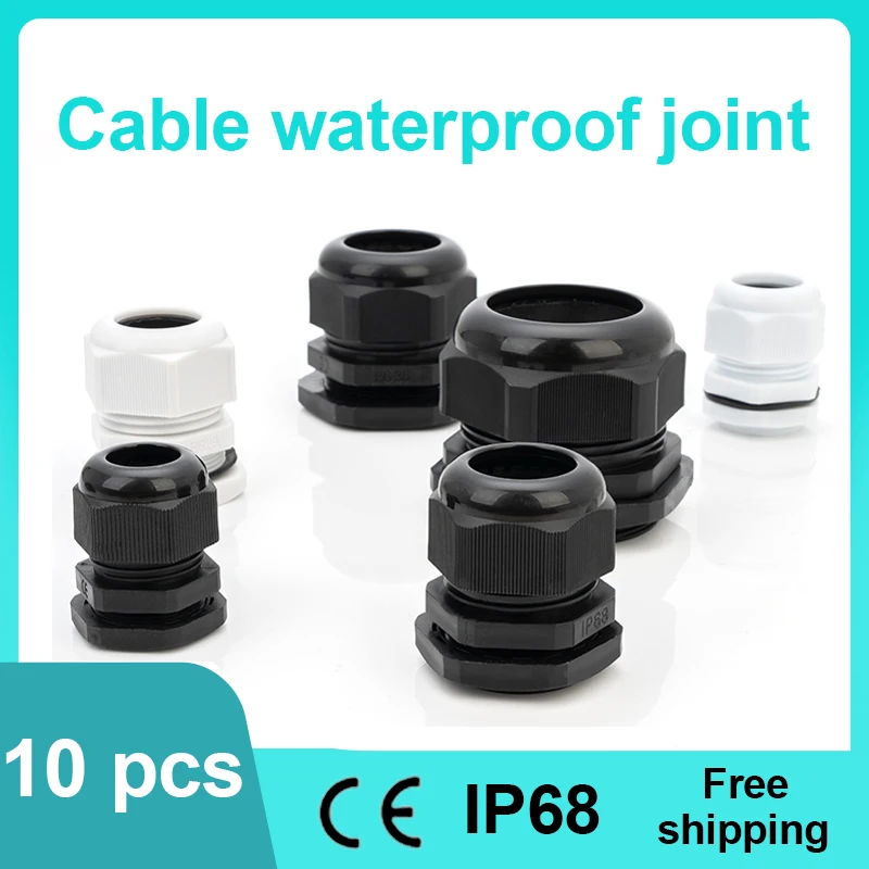 10pcs Waterproof Cable Gland PG7 PG9 PG13.5 PG16 PG11 Black Plastic Seal Joint Nylon IP68 White Cable Fixing Nylon Connector
10pcs Waterproof Cable Gland PG7 PG9 PG13.5 PG16 PG11 Black Plastic Seal Joint Nylon IP68 White Cable Fixing Nylon Connector