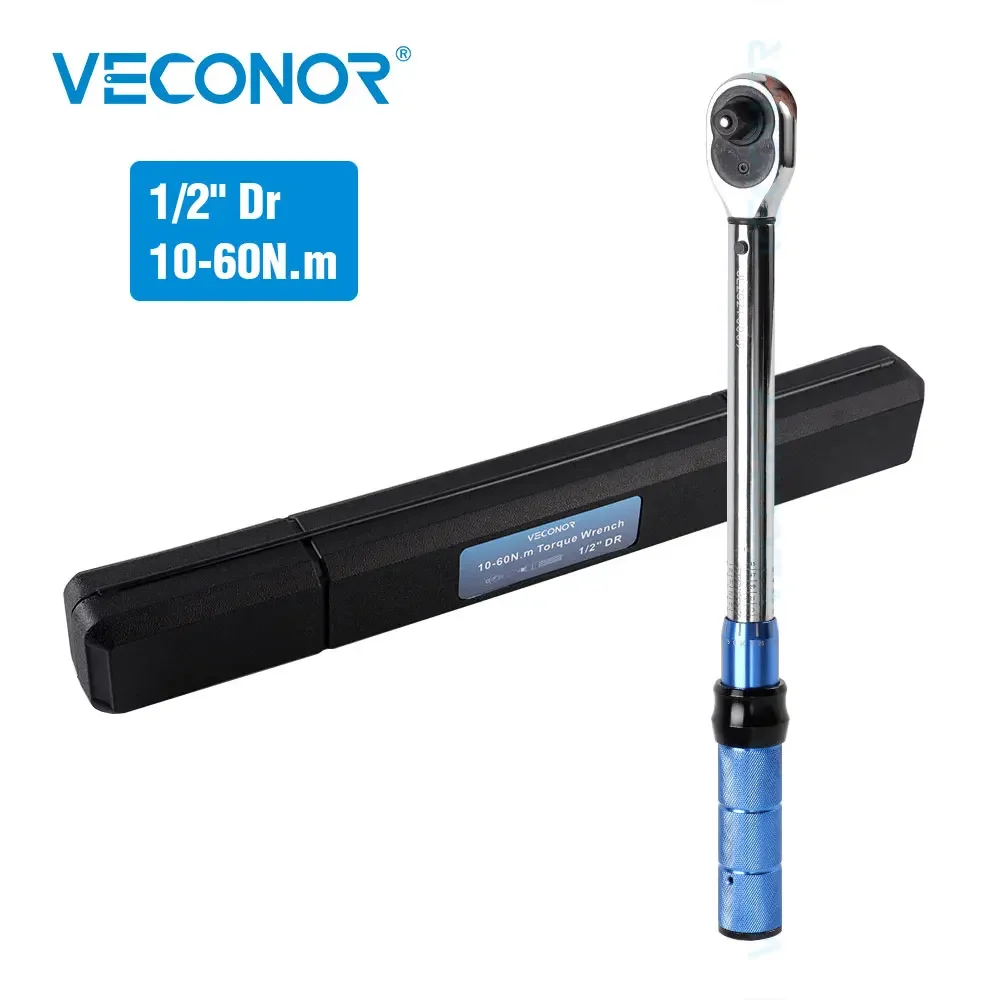 10-60N.m Torque Wrench Spanner 1/2-inch Square Dr Two-Way Precise Preset Hand Tool for Car Bike Repair
10-60N.m Torque Wrench Spanner 1/2-inch Square Dr Two-Way Precise Preset Hand Tool for Car Bike Repair