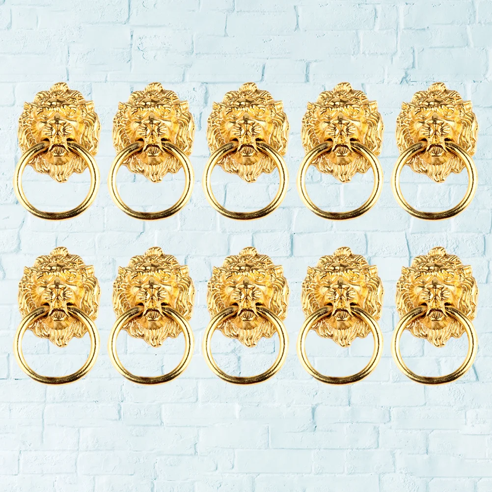 10Pcs Golden Lion Head Drawer Pull Handle Knobs Premium Zinc Alloy for Kitchen Cabinet Cupboard Door Chest Dresser Smooth Modern
10Pcs Golden Lion Head Drawer Pull Handle Knobs Premium Zinc Alloy for Kitchen Cabinet Cupboard Door Chest Dresser Smooth Modern