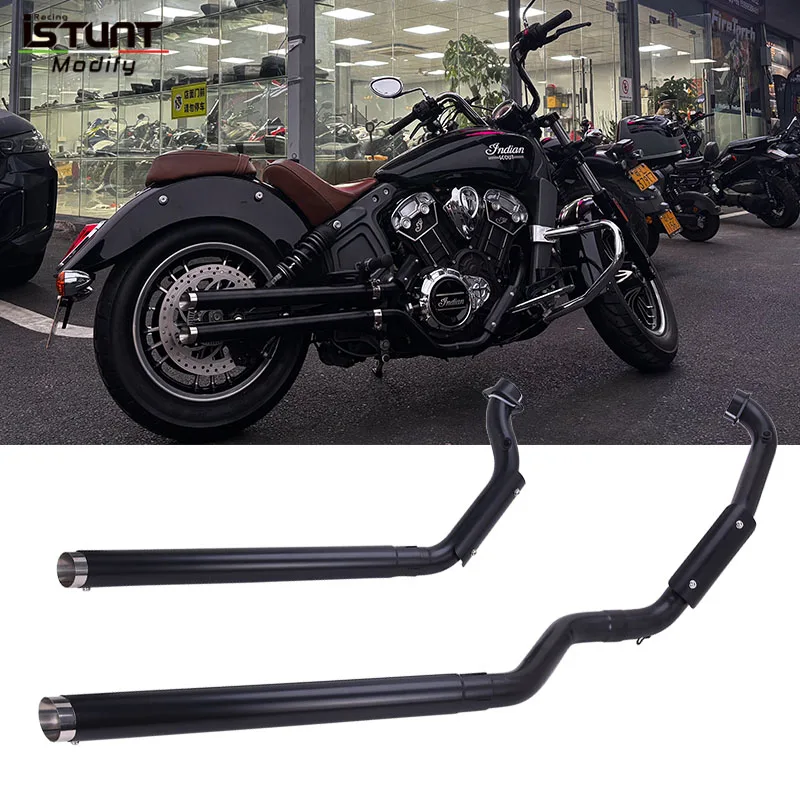Motorcycle Exhaust System Muffler Exhaust Esoace Moto Slip On For Indian Scout Sixty Twenty Bobber Rogue Twenty Icon 2015 - 2024
Motorcycle Exhaust System Muffler Exhaust Esoace Moto Slip On For Indian Scout Sixty Twenty Bobber Rogue Twenty Icon 2015 - 2024