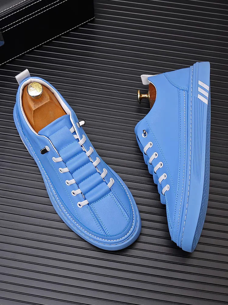 Men's leather Casual shoes Spring and fall new designer print fashion lace-up flat casual shoes Zapatos Mujer
Men's leather Casual shoes Spring and fall new designer print fashion lace-up flat casual shoes Zapatos Mujer