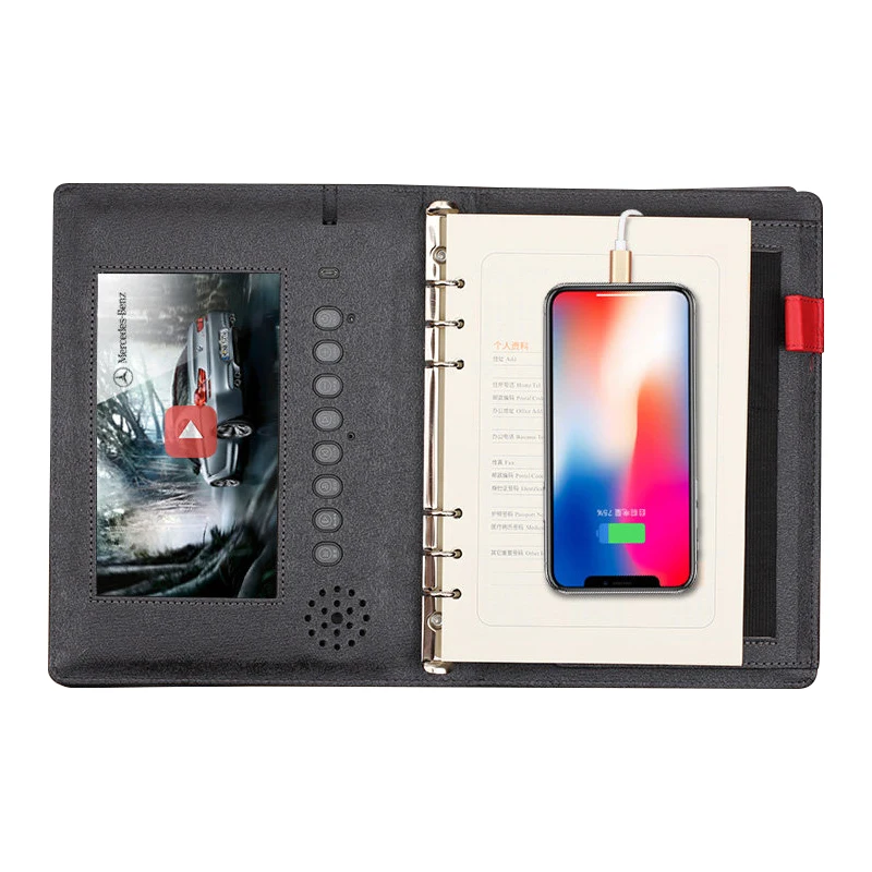 KAKAS Brand New Multifunctional Notebook Power Bank With MP4 Display Screen/Recording/Video/Picture Business Christmas Gifts
KAKAS Brand New Multifunctional Notebook Power Bank With MP4 Display Screen/Recording/Video/Picture Business Christmas Gifts