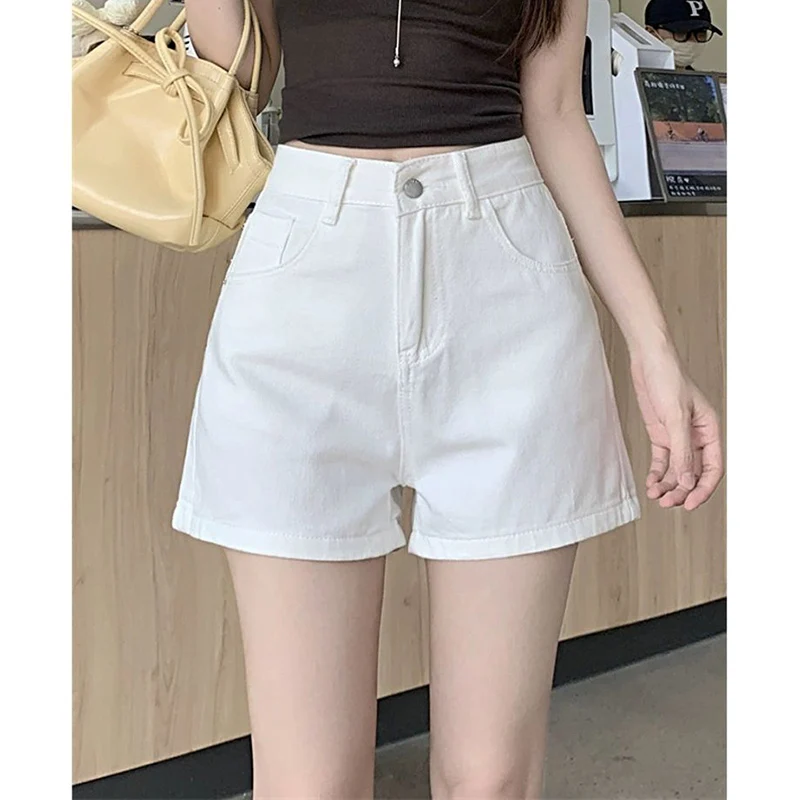 Summer Female Classic Korean Thin Jeans Lady Solid Color High Waist Denim Shorts Girls Fashion Leisure Daily Short Pants
Summer Female Classic Korean Thin Jeans Lady Solid Color High Waist Denim Shorts Girls Fashion Leisure Daily Short Pants