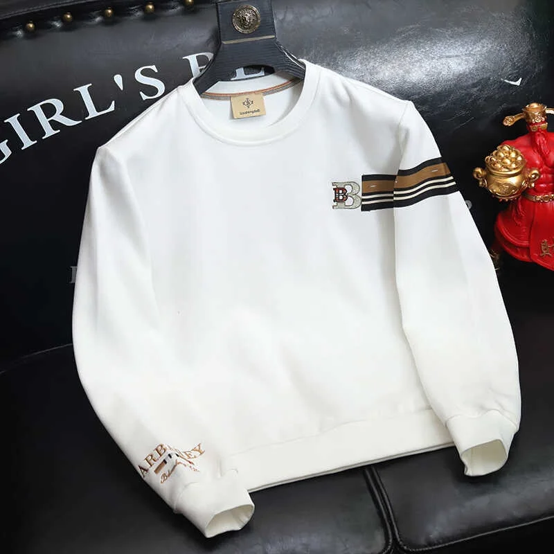 Pure Cotton Men's Sweatirt Casual Long Sve round Ne T-irt Embroidered Lettering Modern Sle Youth Faion
Pure Cotton Men's Sweatirt Casual Long Sve round Ne T-irt Embroidered Lettering Modern Sle Youth Faion