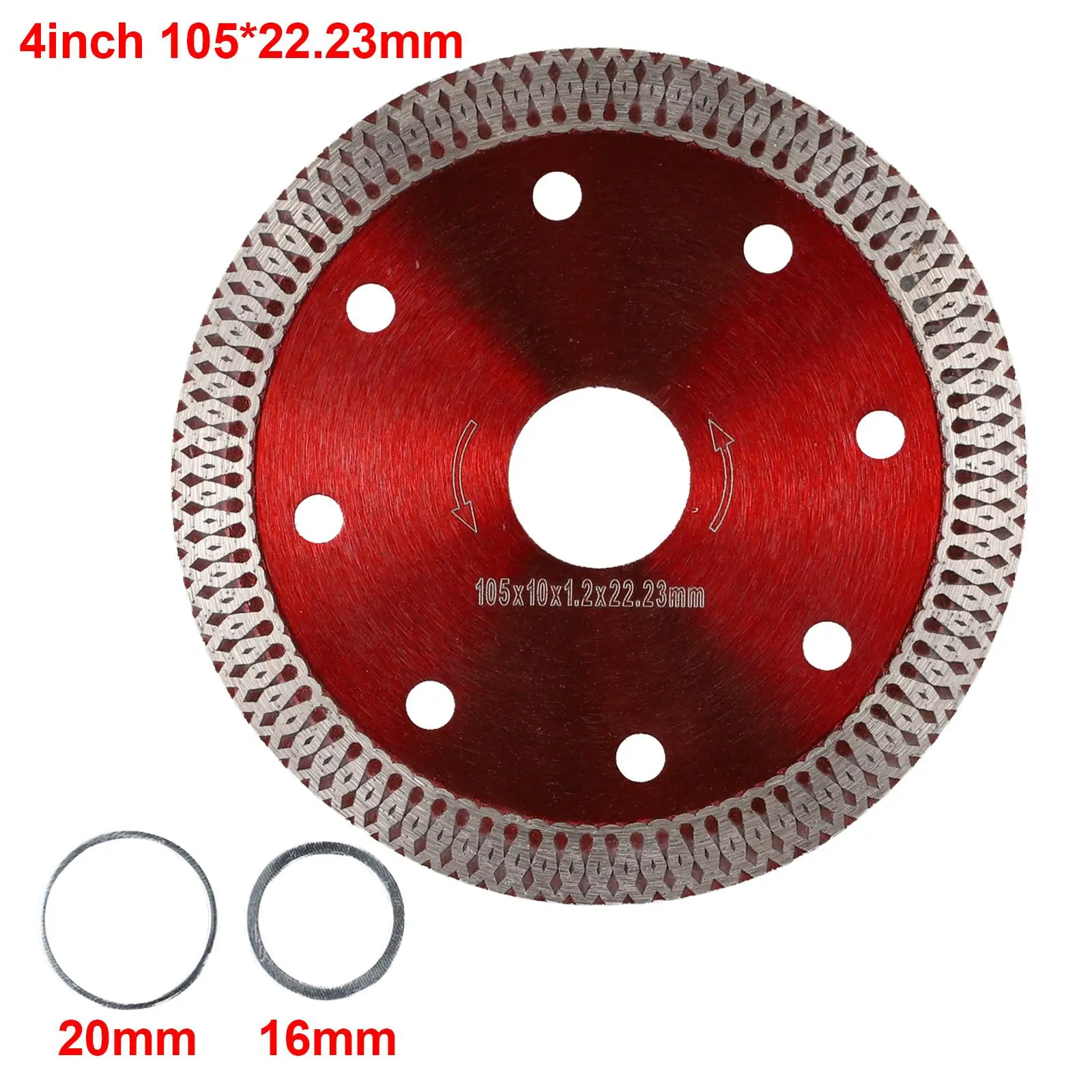 Disc Diamond Saw Blade For Granite Marble Tile 10mm Height 100/115/125mm 4/4.5/5in Dry/wet Cutting ID 20mm/22.23mm
Disc Diamond Saw Blade For Granite Marble Tile 10mm Height 100/115/125mm 4/4.5/5in Dry/wet Cutting ID 20mm/22.23mm