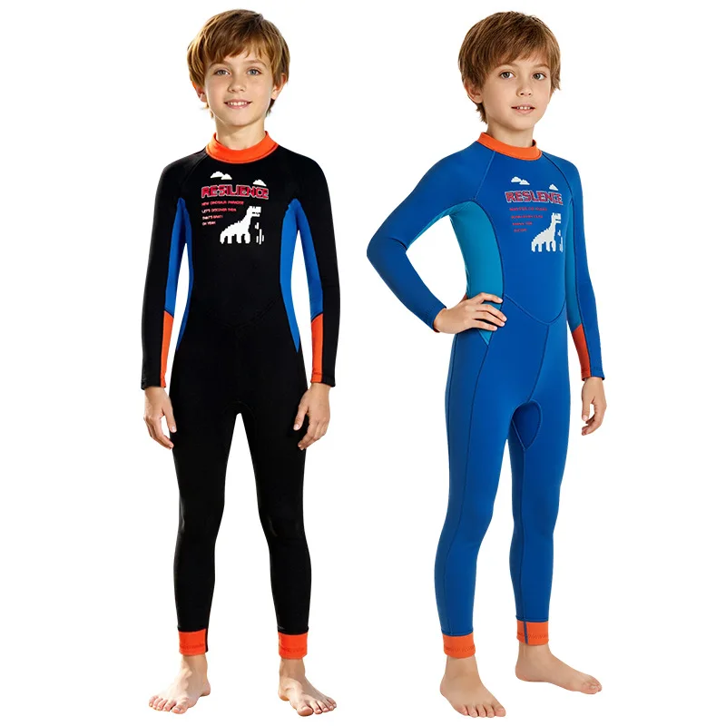 2.5mm Neoprene Kids Wetsuit Back Zip Full Body Long Sleeve Thermal Swim Suit Boys Girls Diving Surf Snorkeling Wet Suit
2.5mm Neoprene Kids Wetsuit Back Zip Full Body Long Sleeve Thermal Swim Suit Boys Girls Diving Surf Snorkeling Wet Suit