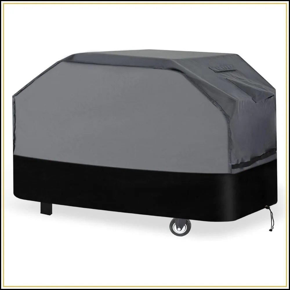 Heavy Duty Grill Cover 76 Inch, 600D Oxford Water Resistant UV & Fade Resistant BBQ Cover for Charcoal Gas Grill (76"W x 28"D x 46"H, Gray/Black)
Heavy Duty Grill Cover 76 Inch, 600D Oxford Water Resistant UV & Fade Resistant BBQ Cover for Charcoal Gas Grill (76"W x 28"D x 46"H, Gray/Black)