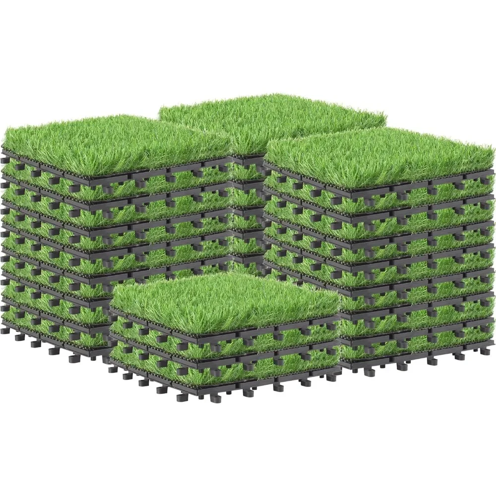 27 PCS Interlocking Artificial Grass Tiles - Turf Outdoor Indoor Fake Grass Deck Flooring Set for Patio, Balcony, Backyard
27 PCS Interlocking Artificial Grass Tiles - Turf Outdoor Indoor Fake Grass Deck Flooring Set for Patio, Balcony, Backyard