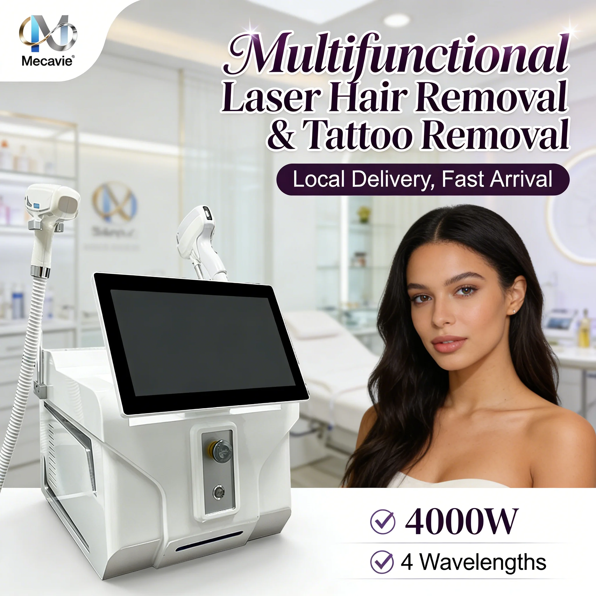 FAC 2in1 Q Switch Nd Yag Picosecond Laser Tattoo Removal Pigment Removal Chloasma Diode Laser Ice Hair Removal Machine 4000w
FAC 2in1 Q Switch Nd Yag Picosecond Laser Tattoo Removal Pigment Removal Chloasma Diode Laser Ice Hair Removal Machine 4000w