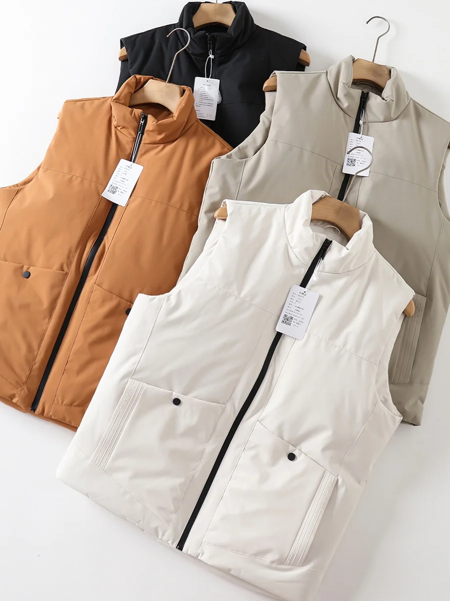 Lightweight Warm Outdoor Water-Resistant 80-Fill down Casual Stand-Collar Men's Autumn Winter Vest Faion Urban Stand Fit
Lightweight Warm Outdoor Water-Resistant 80-Fill down Casual Stand-Collar Men's Autumn Winter Vest Faion Urban Stand Fit