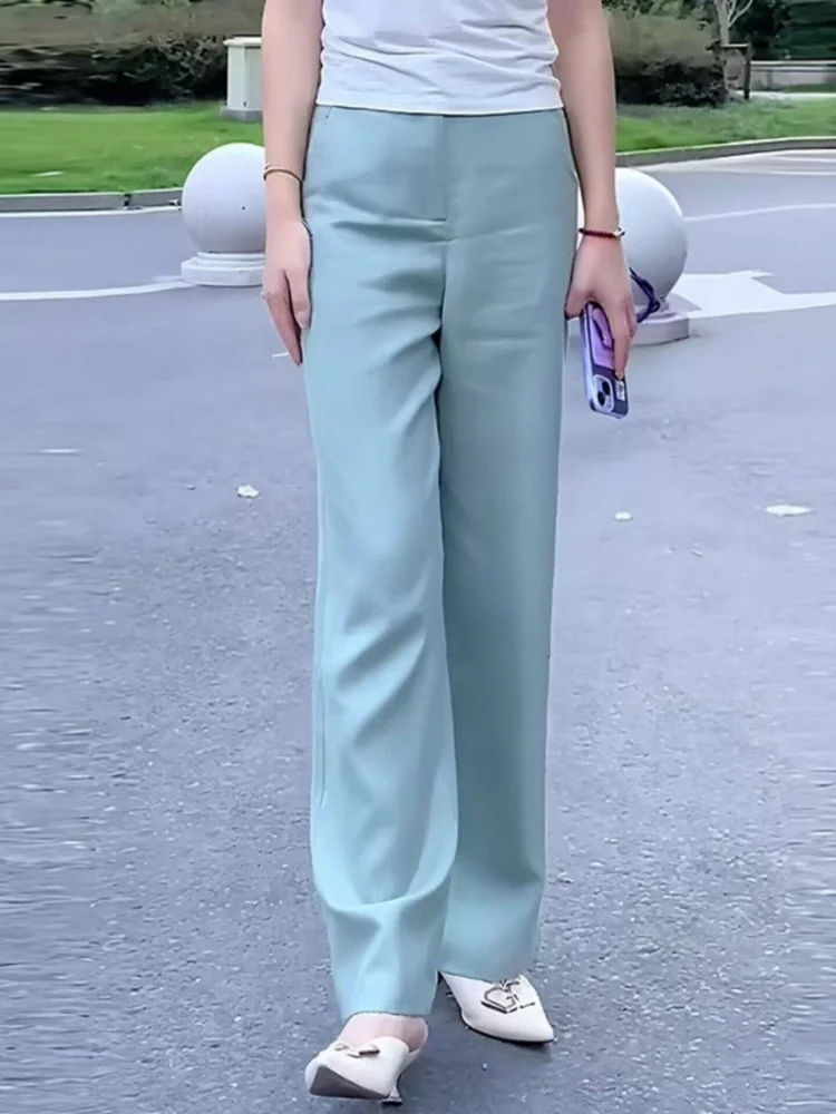 High Waist Straight Leg Linen Wide Leg Pants Women's Summer Thin Casual Pants Drapey Comfortable High-End Feeling
High Waist Straight Leg Linen Wide Leg Pants Women's Summer Thin Casual Pants Drapey Comfortable High-End Feeling