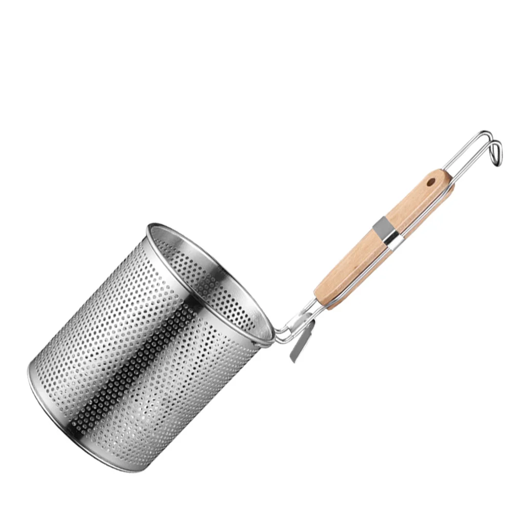 Wire Frying Basket Stainless Steel Colander Spaghetti Noodles Pasta Pickle Container with Strainer Wood
Wire Frying Basket Stainless Steel Colander Spaghetti Noodles Pasta Pickle Container with Strainer Wood