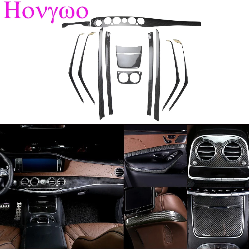 Real Carbon Fiber Auto Parts Car Interior Trims for Mercedes S Class W222 S320L S400 Interior Kits 2014-2018
Real Carbon Fiber Auto Parts Car Interior Trims for Mercedes S Class W222 S320L S400 Interior Kits 2014-2018