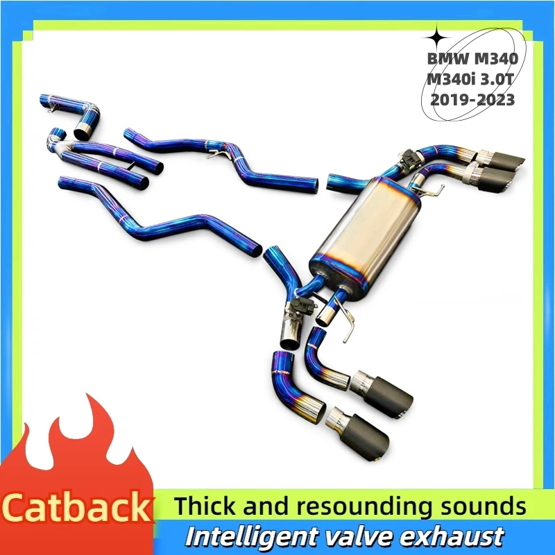 For BMW M340/M340i 3.0T 2019-2023 High performance Titanium Exhaust System Muffler Exhaust Pipe with Valve Cat Back Exhaust
For BMW M340/M340i 3.0T 2019-2023 High performance Titanium Exhaust System Muffler Exhaust Pipe with Valve Cat Back Exhaust