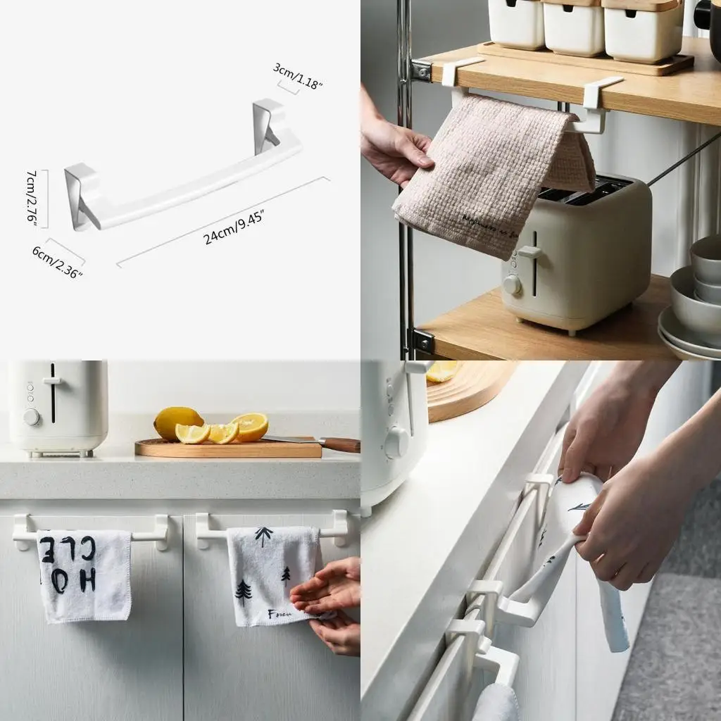 R9UF Towel Rack Over Door Towel Bar Hanging Holder for Bathroom Kitchen Cabinet Door
R9UF Towel Rack Over Door Towel Bar Hanging Holder for Bathroom Kitchen Cabinet Door