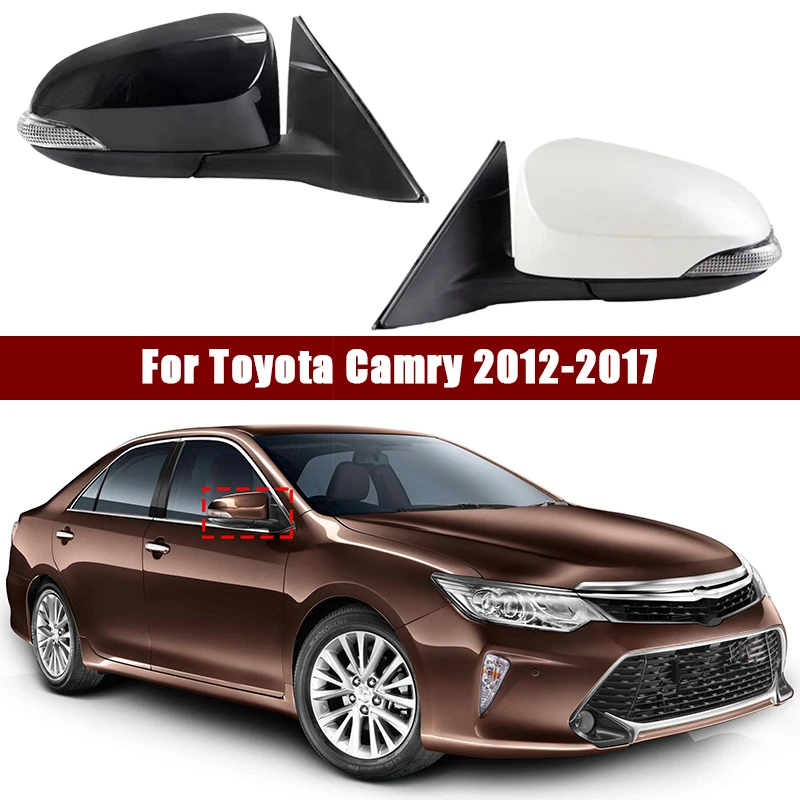 Car Side Rear View Mirror Assembly For Toyota Camry 2012 2013 2014 2015 2016 2017 9PINS With Heating Auto Folding
Car Side Rear View Mirror Assembly For Toyota Camry 2012 2013 2014 2015 2016 2017 9PINS With Heating Auto Folding