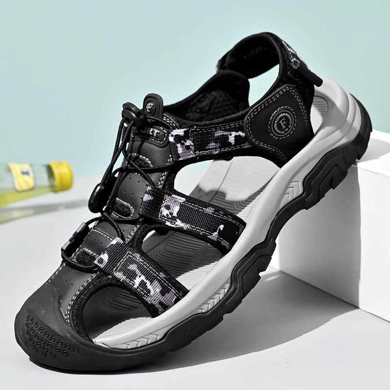 New Style Summer Sandals for Men Fashion Camouflage Beach Shoes Breathable Comfortable Outdoor Sandals Convenient Walking Shoes
New Style Summer Sandals for Men Fashion Camouflage Beach Shoes Breathable Comfortable Outdoor Sandals Convenient Walking Shoes