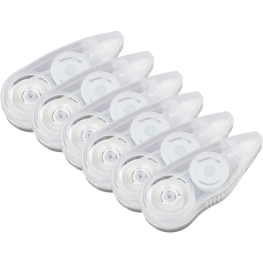 6pcs Portable Tapes For Students Transparent Tape Set Easy Carry Study Tools Instant Error Correction School Stationery Kids
6pcs Portable Tapes For Students Transparent Tape Set Easy Carry Study Tools Instant Error Correction School Stationery Kids