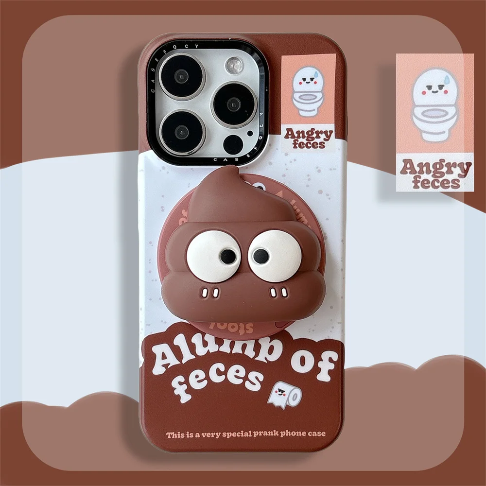 3D creative toilet expression phone case suitable for iPhone 16 Pro 15 14 13 Pro Max, with stand, suitable for Magsa 
3D creative toilet expression phone case suitable for iPhone 16 Pro 15 14 13 Pro Max, with stand, suitable for Magsa