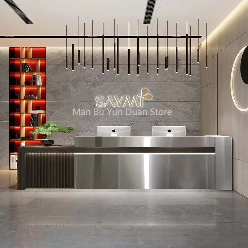 Table Reception Furniture Luxury Entrance Tables Checkout Counter Supermarket Modern Clothing Store Display Hairdressing Spa
Table Reception Furniture Luxury Entrance Tables Checkout Counter Supermarket Modern Clothing Store Display Hairdressing Spa