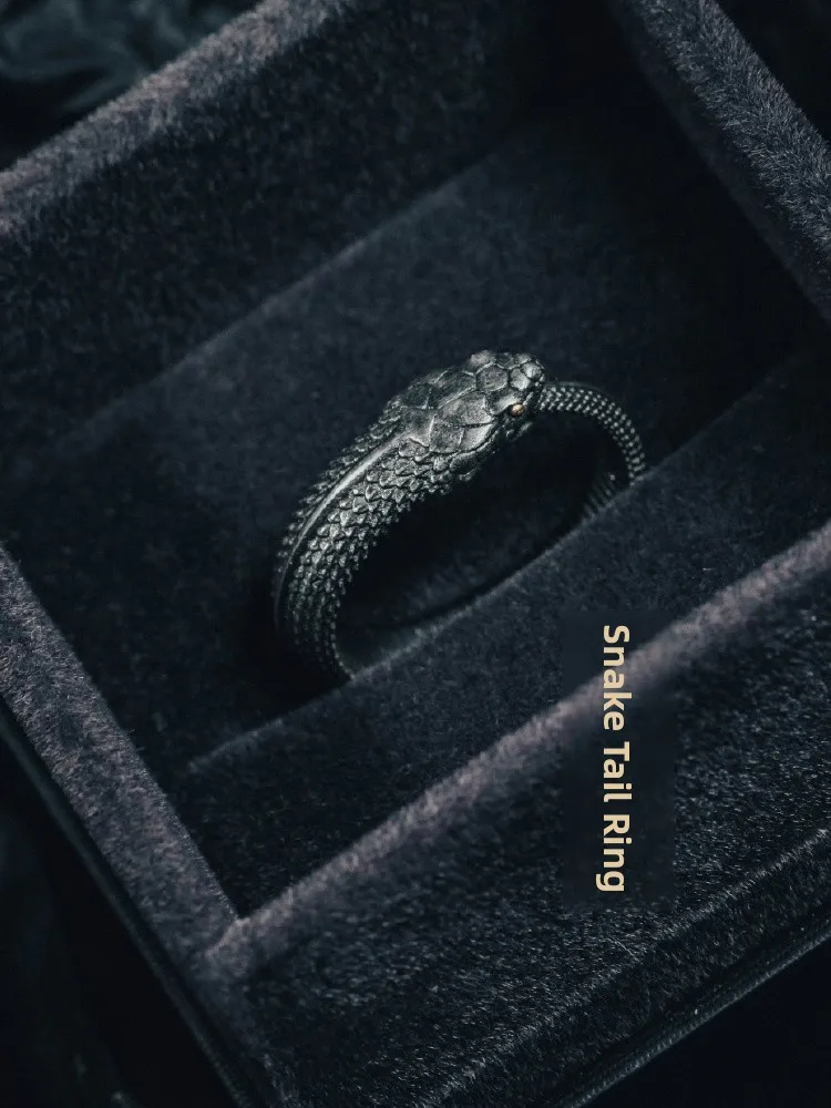 Original Snake Ring Silver Self-Eating Tail Adjustable Ring Couple Jewelry Trendy Cool Personalized Fashion Gift
Original Snake Ring Silver Self-Eating Tail Adjustable Ring Couple Jewelry Trendy Cool Personalized Fashion Gift