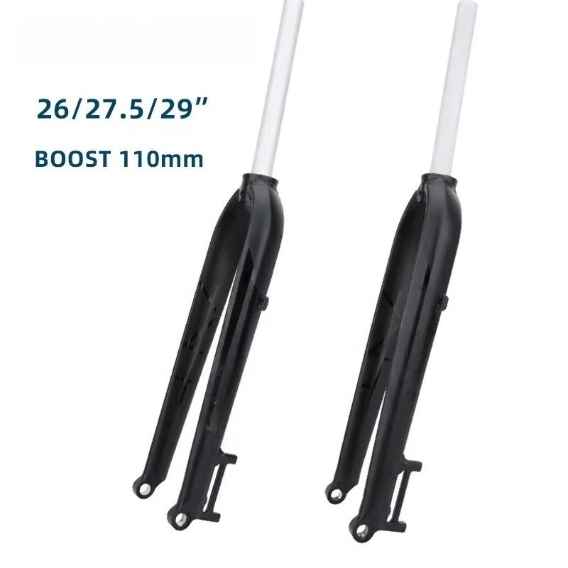 110mm Hard Bicycle Fork for 26/27.5/29"Barrel Axle Disc Brake Mountain Bike MTB Fork
110mm Hard Bicycle Fork for 26/27.5/29"Barrel Axle Disc Brake Mountain Bike MTB Fork