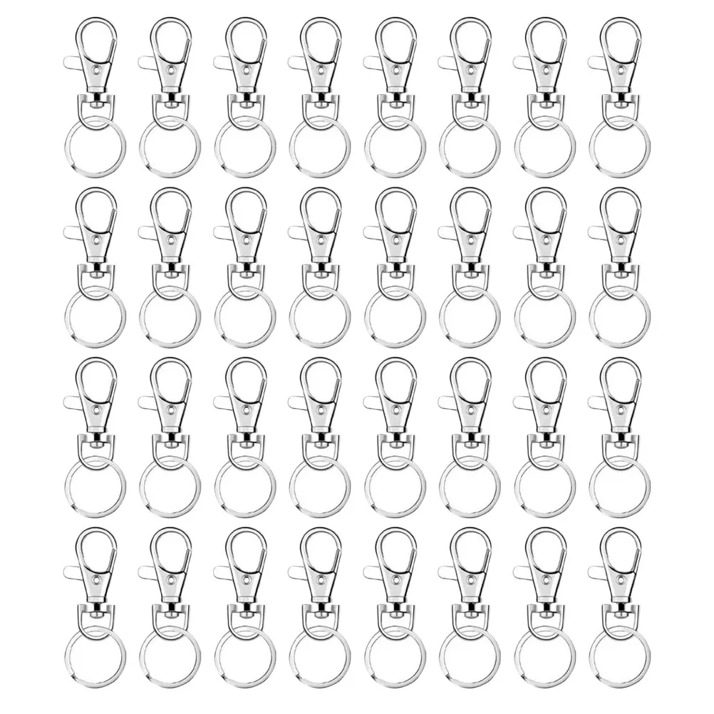 160 Pcs Key Chain Metal Dog Buckle Durable Ring Clip Lobster Clasp Swivel Bag Accessories Pendant DIY Jewelry Parts
160 Pcs Key Chain Metal Dog Buckle Durable Ring Clip Lobster Clasp Swivel Bag Accessories Pendant DIY Jewelry Parts