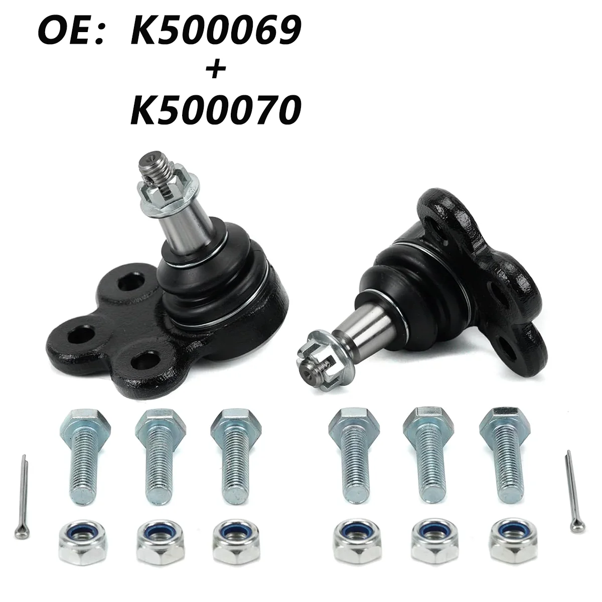 K500069+ K500070 Передние нижние шаровые шарниры для 2006 2007, 2008, 2009, 2010, 2011 Honda Civic Acura CSX, все модели 
K500069+ K500070 Передние нижние шаровые шарниры для 2006 2007, 2008, 2009, 2010, 2011 Honda Civic Acura CSX, все модели