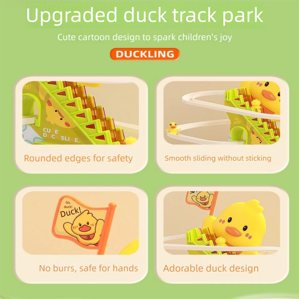 Electric Ducklings Climbing Stairs Yellow with Intersting Song Light and Music 6PCS Ducks Visuals&crawling Little Duck Slide
Electric Ducklings Climbing Stairs Yellow with Intersting Song Light and Music 6PCS Ducks Visuals&crawling Little Duck Slide