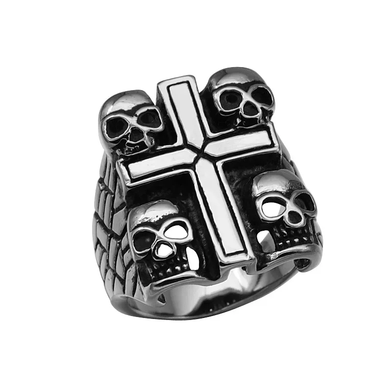 Steel Soldier Devil Punk Skull Ring Stainless Steel vintage Ring for Men Titanium Steel Drop Shipping jewelry
Steel Soldier Devil Punk Skull Ring Stainless Steel vintage Ring for Men Titanium Steel Drop Shipping jewelry