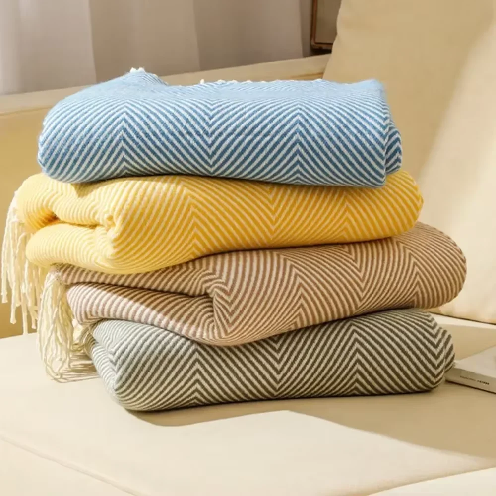Nordic Stripes Throw Blanket Boho Decor Bedspread Sofa Cover Bed End Towel Bedroom Decoration Blanket Leisure Soft Shawl Warm
Nordic Stripes Throw Blanket Boho Decor Bedspread Sofa Cover Bed End Towel Bedroom Decoration Blanket Leisure Soft Shawl Warm