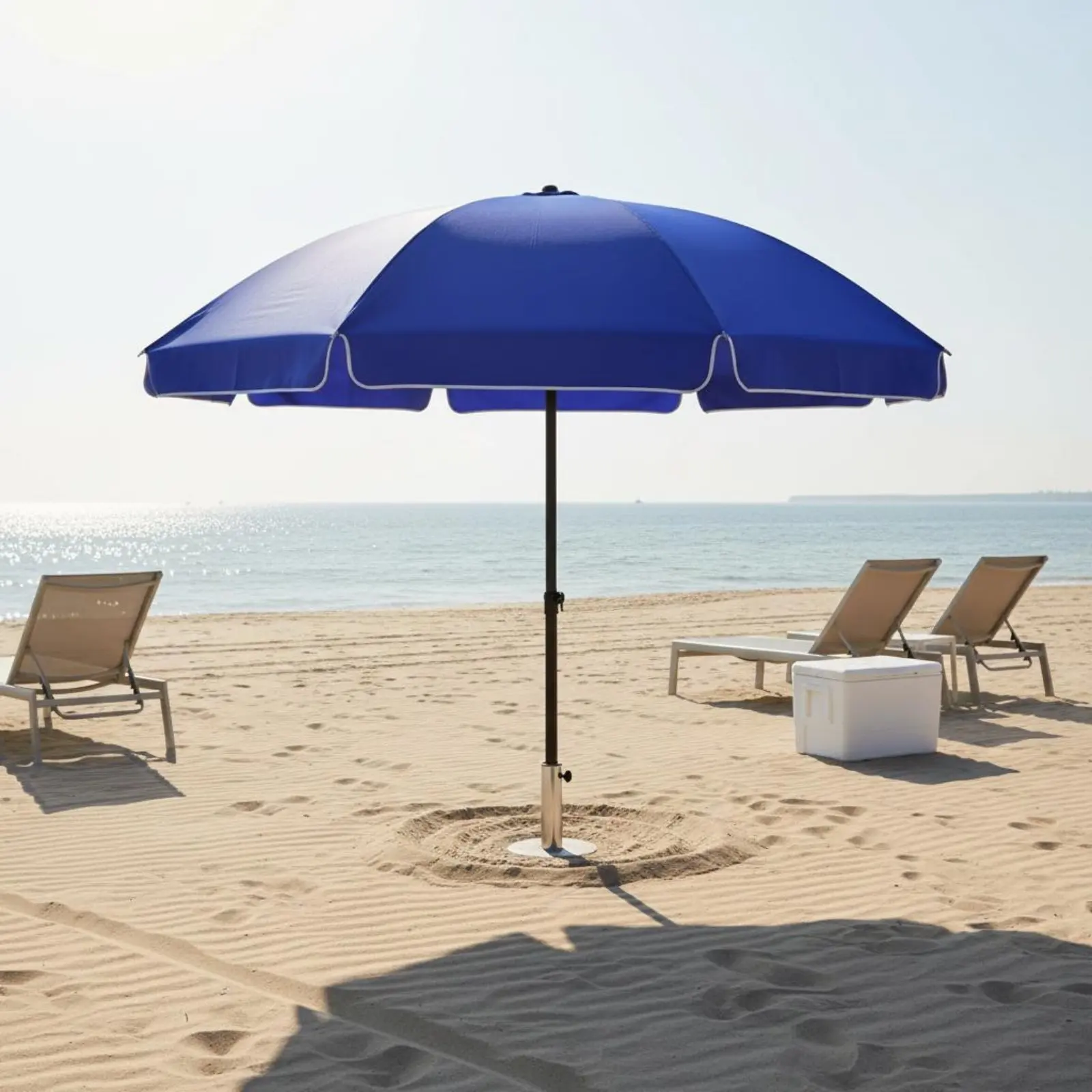 Round Weatherproof Umbrella Waterproof Large Outdoor Sun Umbrella Sturdy Duty Business Sunshade Wind Resistant for Patio, Beach
Round Weatherproof Umbrella Waterproof Large Outdoor Sun Umbrella Sturdy Duty Business Sunshade Wind Resistant for Patio, Beach