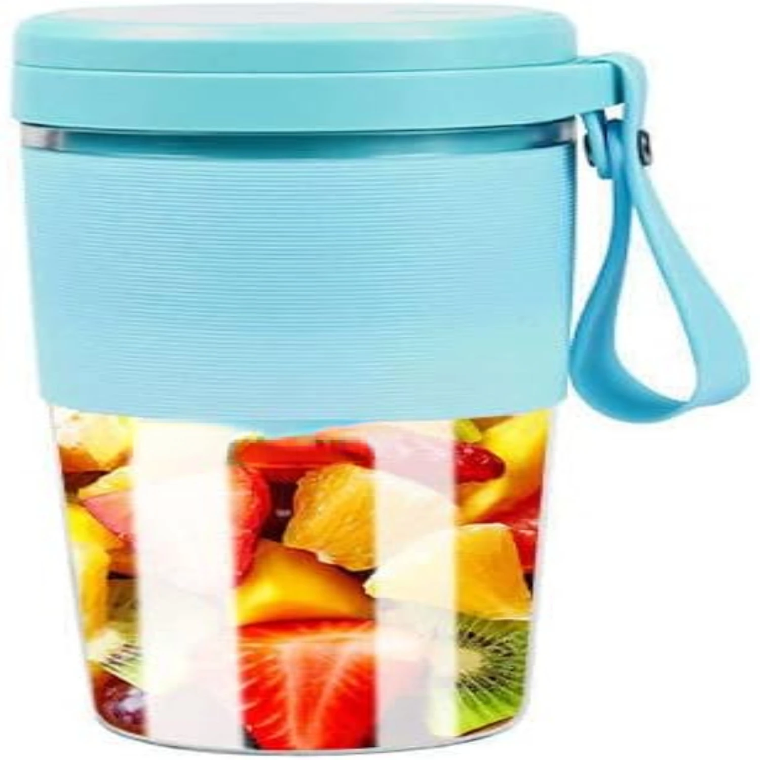 Efficient Blue Portable Compact USB Rechargeable Mini Smoothie Blender with 6 Sharp 3D Blades - Mixer Juicer Cup for On-The-Go S
Efficient Blue Portable Compact USB Rechargeable Mini Smoothie Blender with 6 Sharp 3D Blades - Mixer Juicer Cup for On-The-Go S