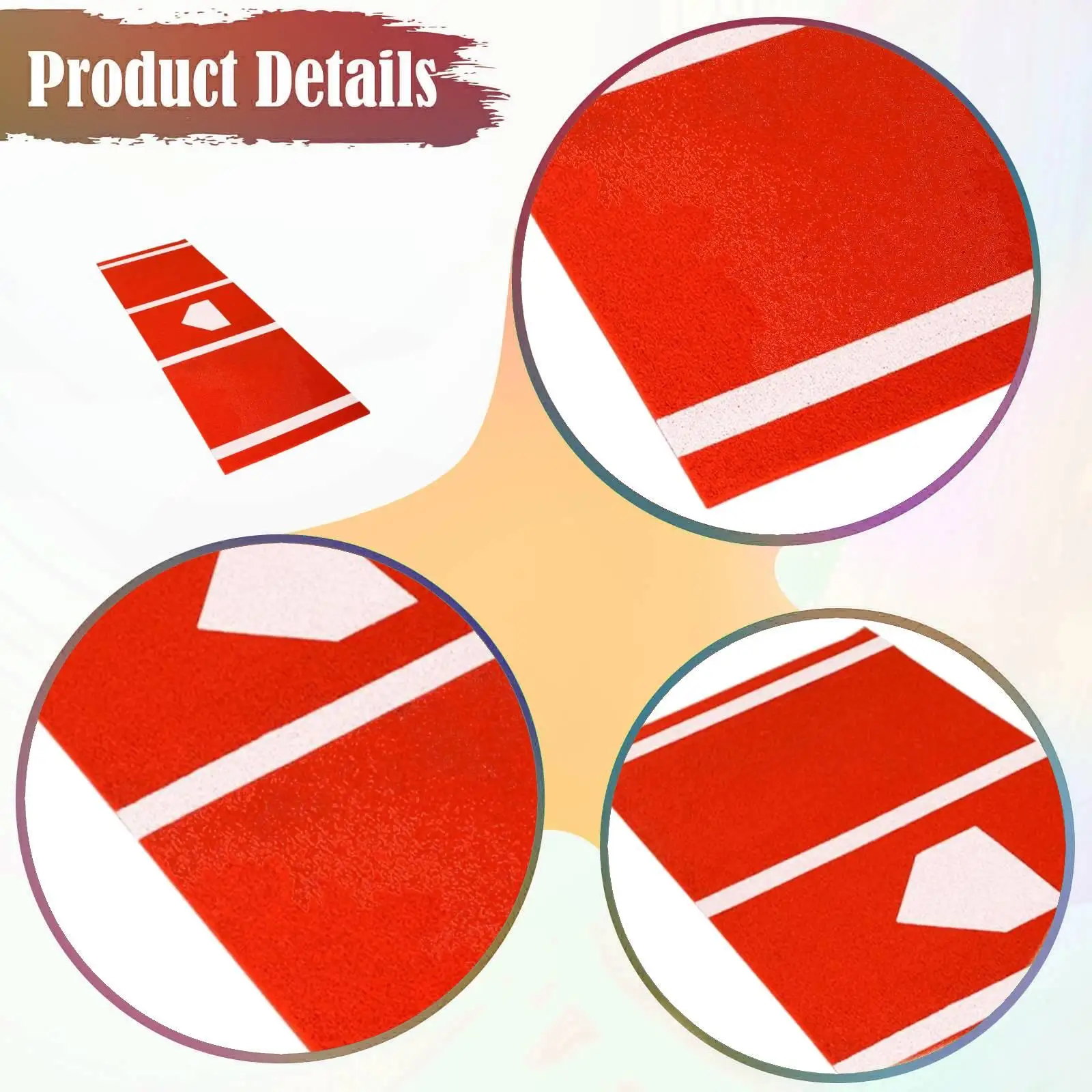 Baseball Training Equipment Crystal Velvet Mat Batting Cage Alignment Guide for Indoor Outdoor Development
Baseball Training Equipment Crystal Velvet Mat Batting Cage Alignment Guide for Indoor Outdoor Development