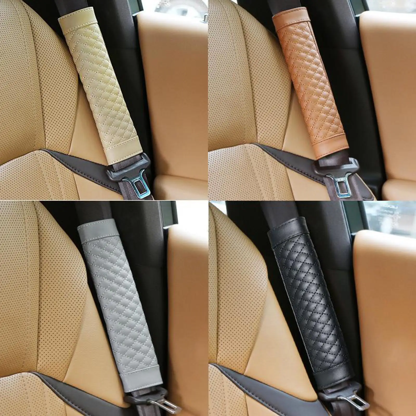 2pcs Comfortable Car PU Leather Seat Belt Pads Shoulder Strap Harness Cover
2pcs Comfortable Car PU Leather Seat Belt Pads Shoulder Strap Harness Cover