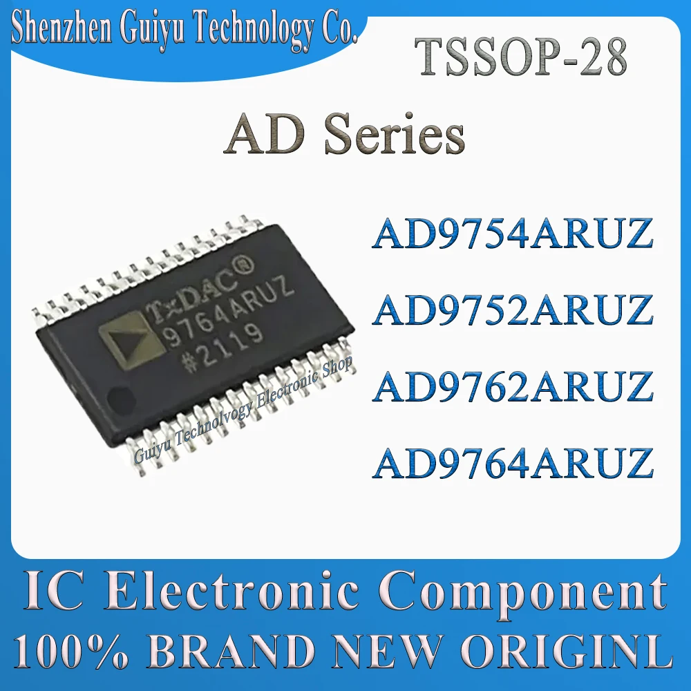 AD9754ARUZ AD9752ARUZ AD9762ARUZ AD9764ARUZ AD9754AR AD9752AR AD9762AR AD9754 AD9752 AD9762 AD9764 AD TSSOP-28 IC MCU Chip
AD9754ARUZ AD9752ARUZ AD9762ARUZ AD9764ARUZ AD9754AR AD9752AR AD9762AR AD9754 AD9752 AD9762 AD9764 AD TSSOP-28 IC MCU Chip