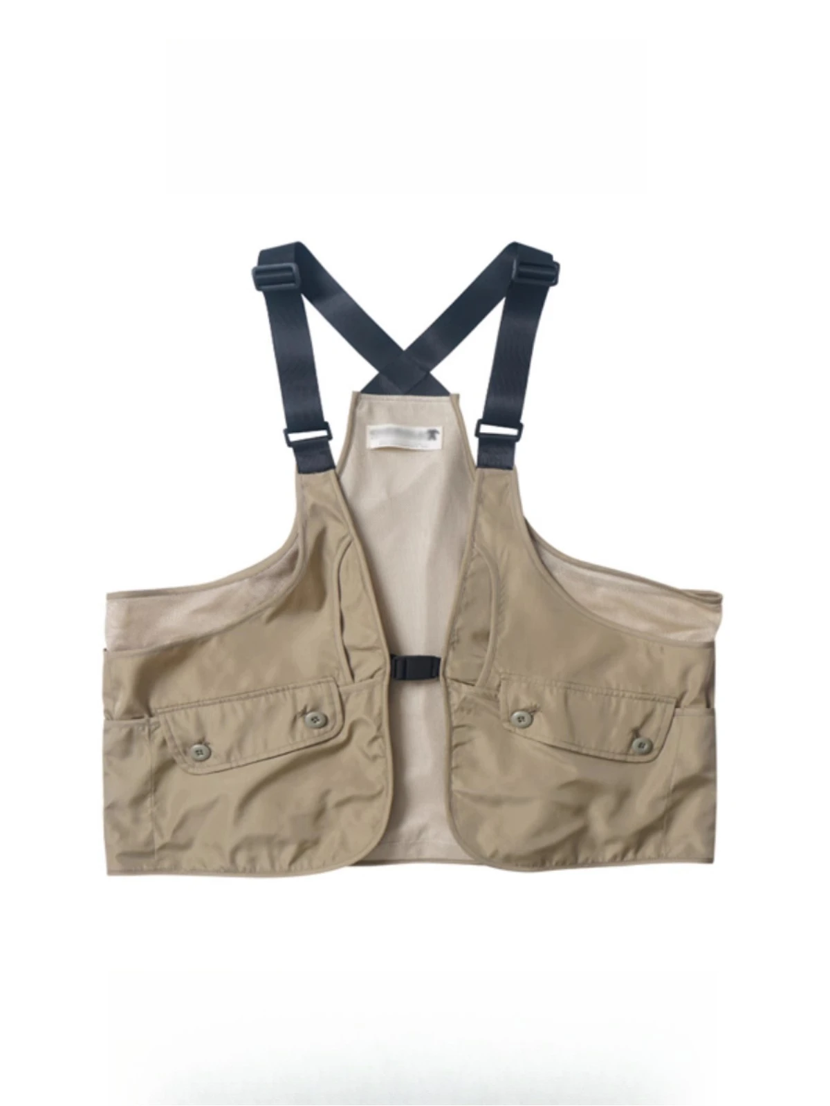 Japanese Retro Multi-pocket Work Vest Men Women Fashion Style Loose Strap Mesh Splicing Handsome Cardigan Vest Men Aesthetic
Japanese Retro Multi-pocket Work Vest Men Women Fashion Style Loose Strap Mesh Splicing Handsome Cardigan Vest Men Aesthetic