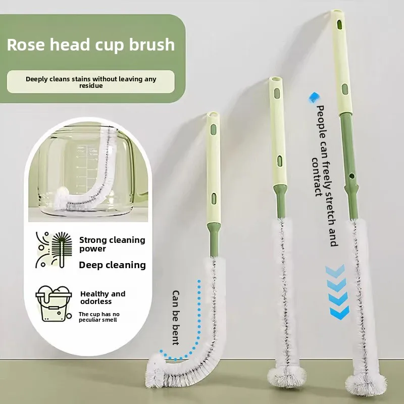 Gifts Retractable Bottle Brush 360 Degree Rotation Cup Brush Multifunctional Portable Bottle Brush Long Handle Cup Cleaning Tool
Gifts Retractable Bottle Brush 360 Degree Rotation Cup Brush Multifunctional Portable Bottle Brush Long Handle Cup Cleaning Tool