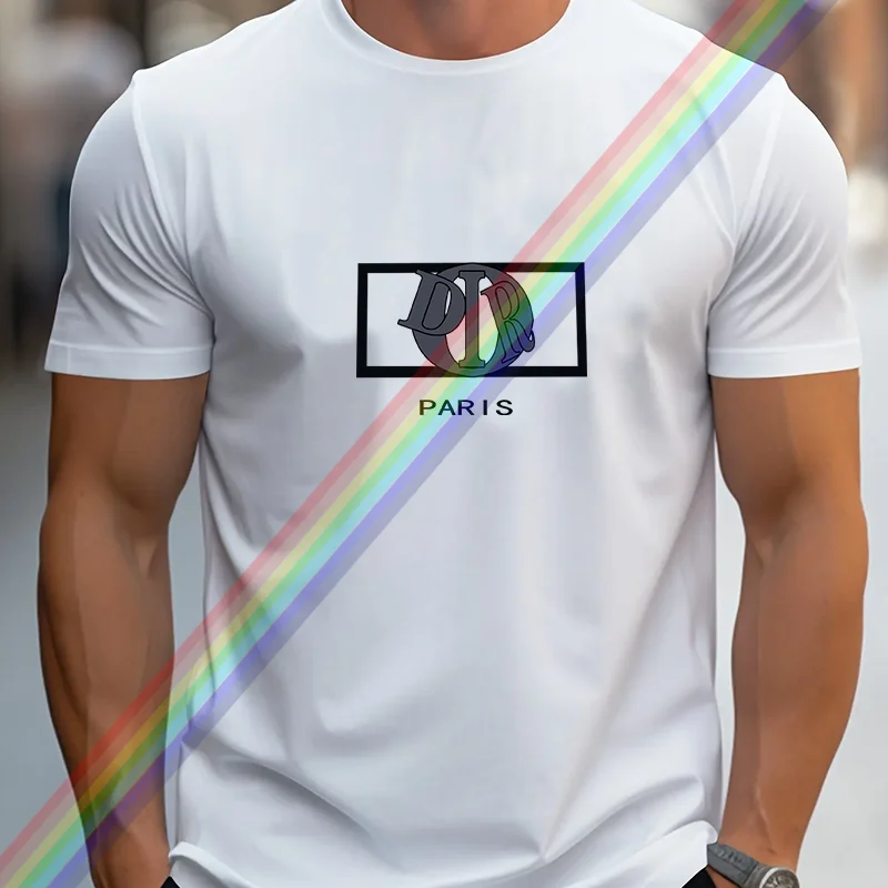 Luxury Brand T Shirts For Men Summer 2024 Paris Letter Print Shirt 100% Cotton High Quality Woman Clothing Tops Streetwear S-5XL 
Luxury Brand T Shirts For Men Summer 2024 Paris Letter Print Shirt 100% Cotton High Quality Woman Clothing Tops Streetwear S-5XL