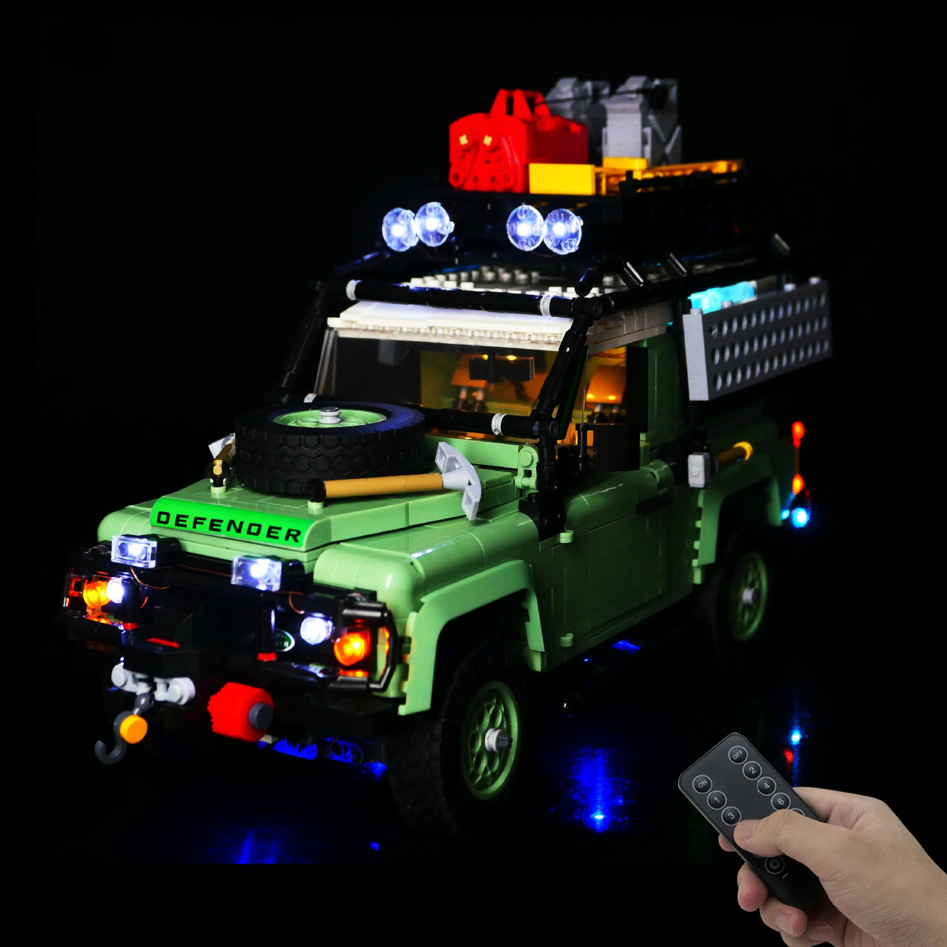 DIY LED Light Kit Precision Off-Road Lighting Kit Remote RGB LED for 10317 Adventure Vehicle Display (Lights Only)
DIY LED Light Kit Precision Off-Road Lighting Kit Remote RGB LED for 10317 Adventure Vehicle Display (Lights Only)