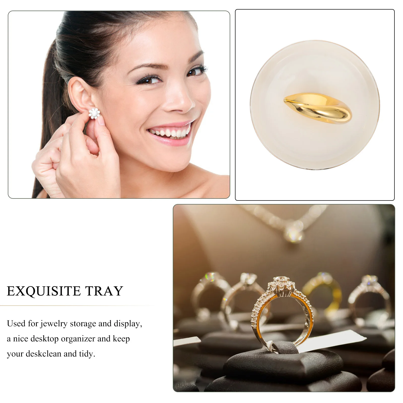 1Pcs Moon Shape Ceramic Jewelry Tray Storage Plate for Lipstick Perfume Watches Hair Accessories Organizer Exquisite Decorative
1Pcs Moon Shape Ceramic Jewelry Tray Storage Plate for Lipstick Perfume Watches Hair Accessories Organizer Exquisite Decorative