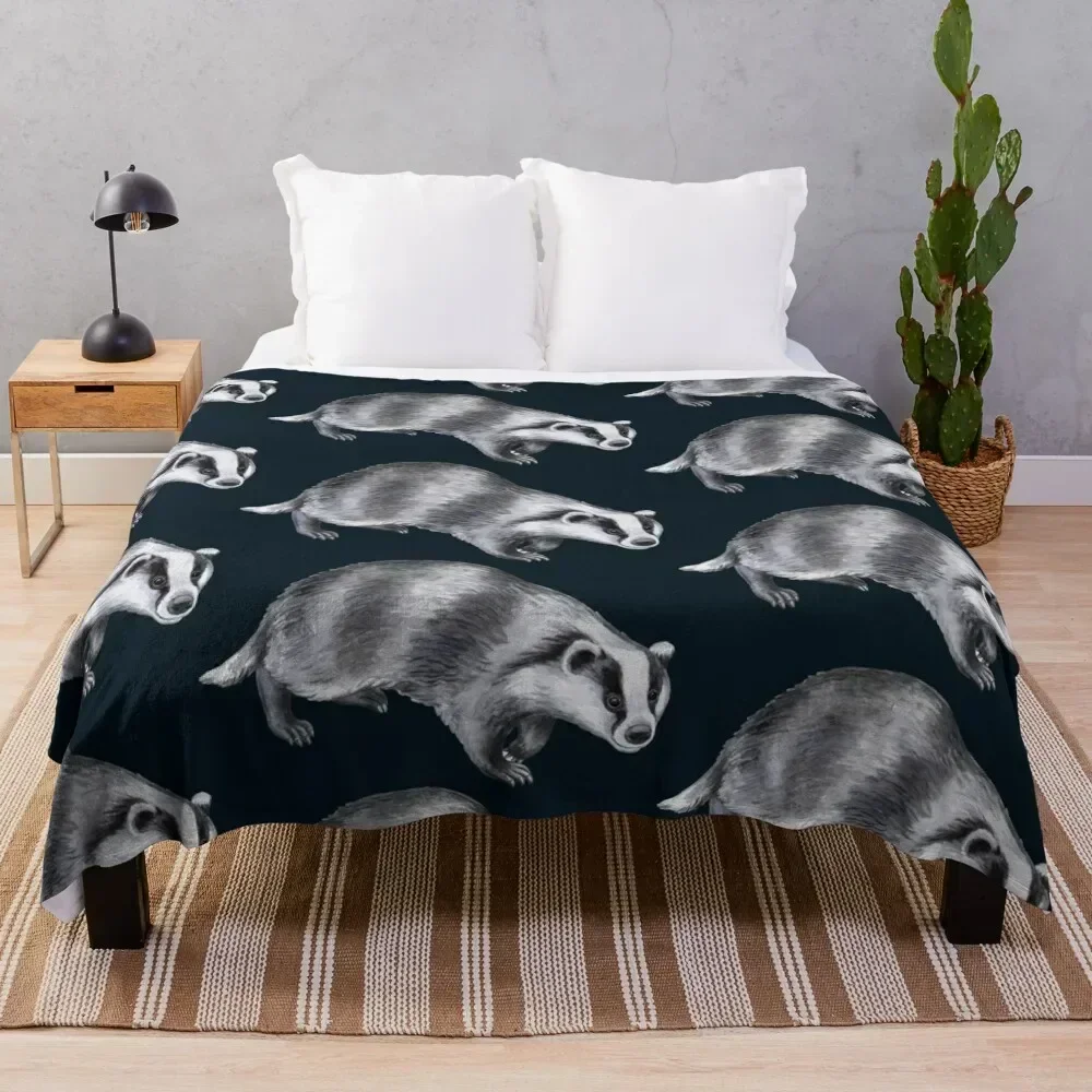 Badger animal watercolor hand drawn Throw Blanket Bed linens bed plaid Bed covers For Sofa Thin Blankets
Badger animal watercolor hand drawn Throw Blanket Bed linens bed plaid Bed covers For Sofa Thin Blankets