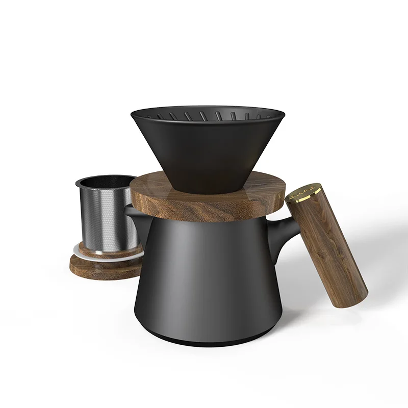 High-end ceramic coffee teapot set, high-end ceramic hand-brewed drip filter pot set.
High-end ceramic coffee teapot set, high-end ceramic hand-brewed drip filter pot set.