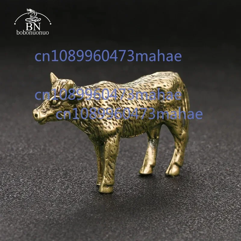 Vintage Brass Cow Figurine Miniature Statue Desktop Ornament
Vintage Brass Cow Figurine Miniature Statue Desktop Ornament
