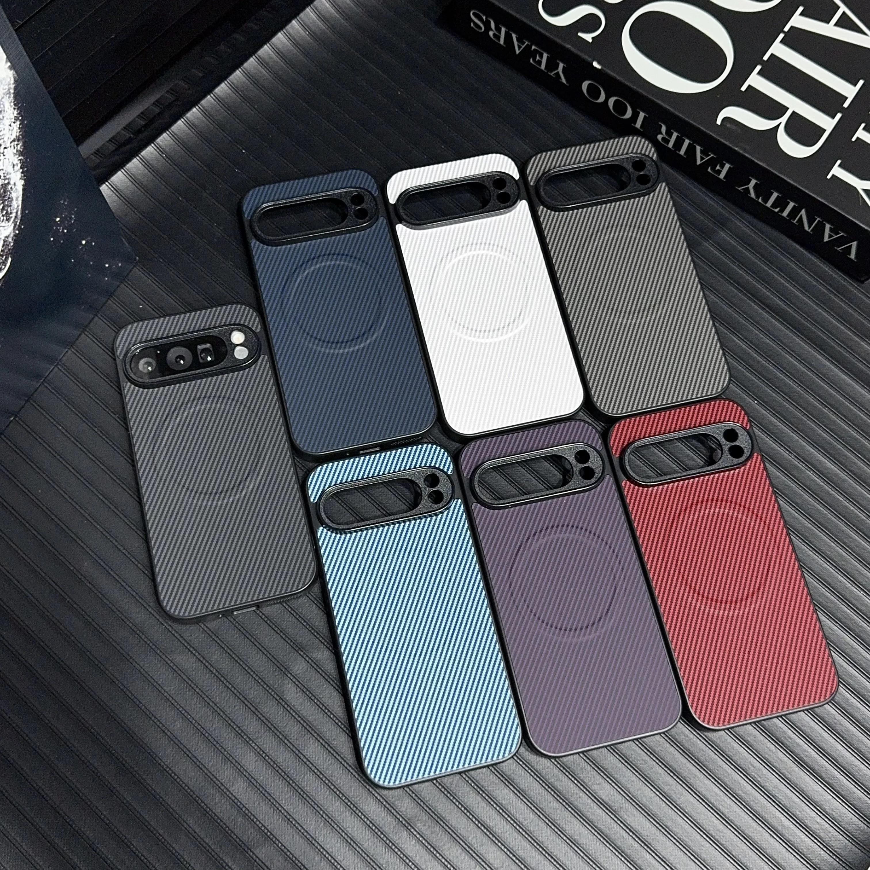 Shockproof Carbon Fiber Grain Wireless Charging Magnetic Phone Case For Google Pixel 9 Pro XL 10 9A 8A 8 7A 7, Slim Hard Cover
Shockproof Carbon Fiber Grain Wireless Charging Magnetic Phone Case For Google Pixel 9 Pro XL 10 9A 8A 8 7A 7, Slim Hard Cover