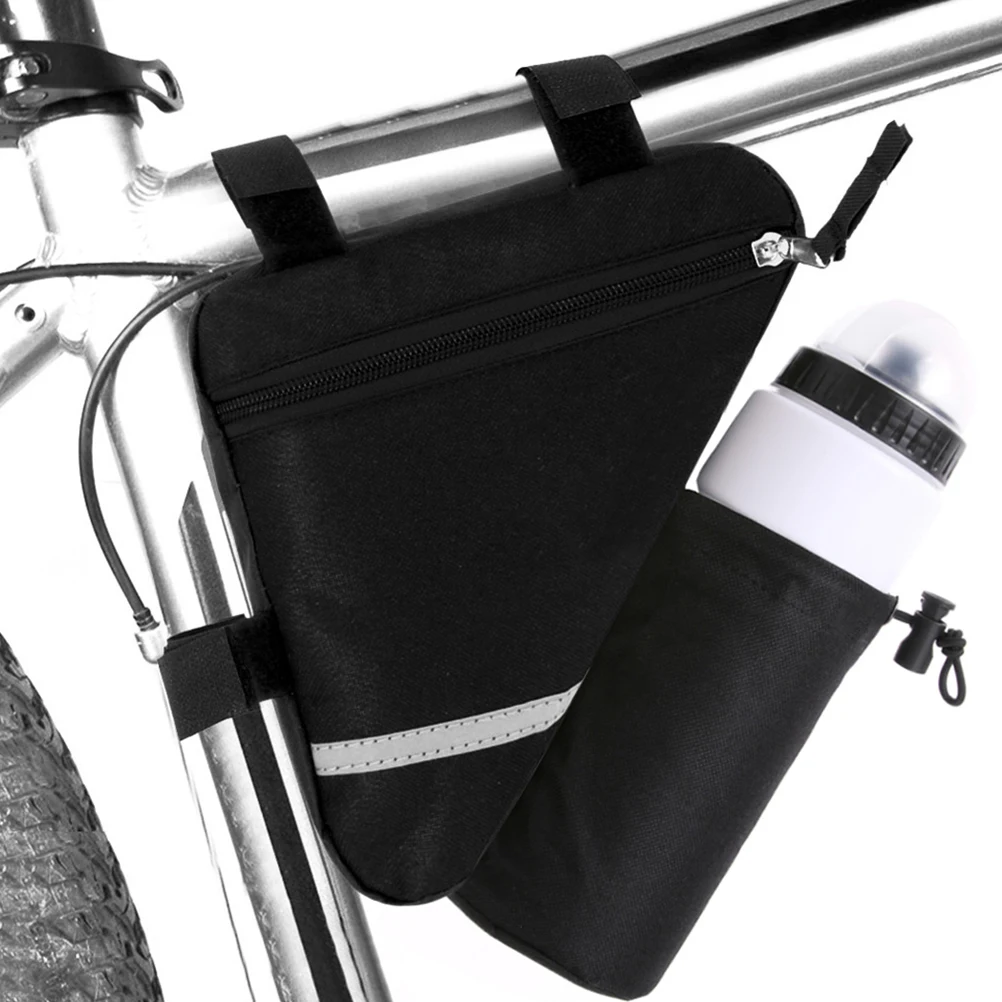 Adjustable Saddle Frame Pouch Bike Storage For Mountain Road Bikes Cycling Saddle Bag Quick Release Front Tube Stem Bag Black
Adjustable Saddle Frame Pouch Bike Storage For Mountain Road Bikes Cycling Saddle Bag Quick Release Front Tube Stem Bag Black
