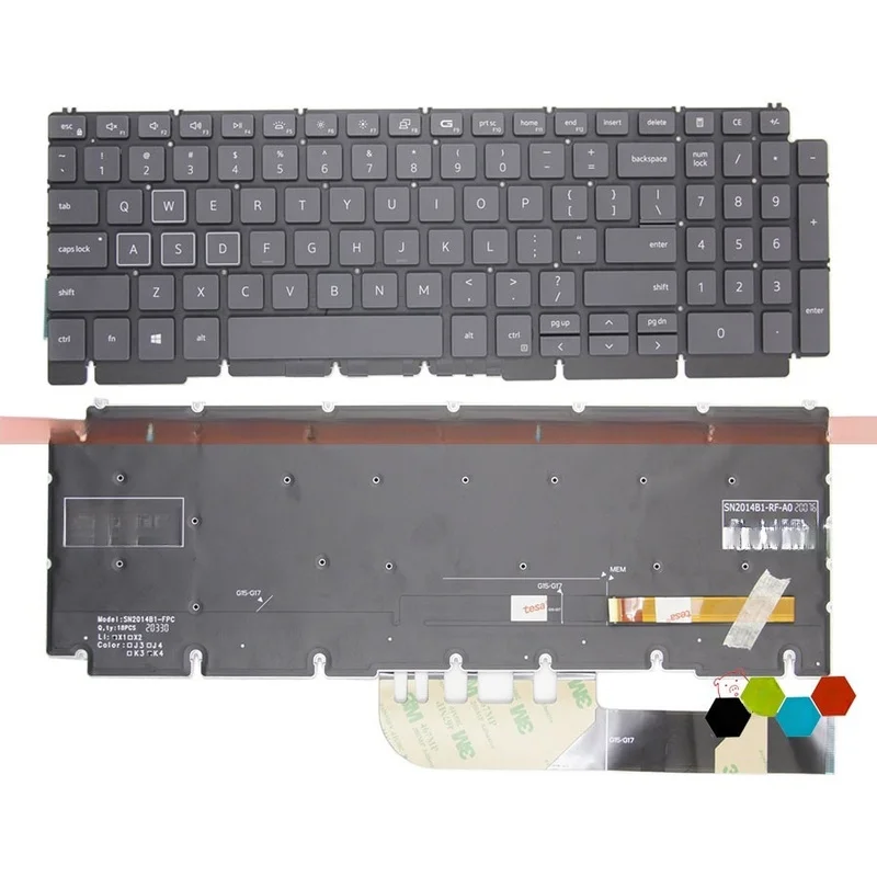YY+New for DELL G15 Ryzen Edition G15 5510 5520 5530 5535 Keyboard US RGB Backlit
YY+New for DELL G15 Ryzen Edition G15 5510 5520 5530 5535 Keyboard US RGB Backlit