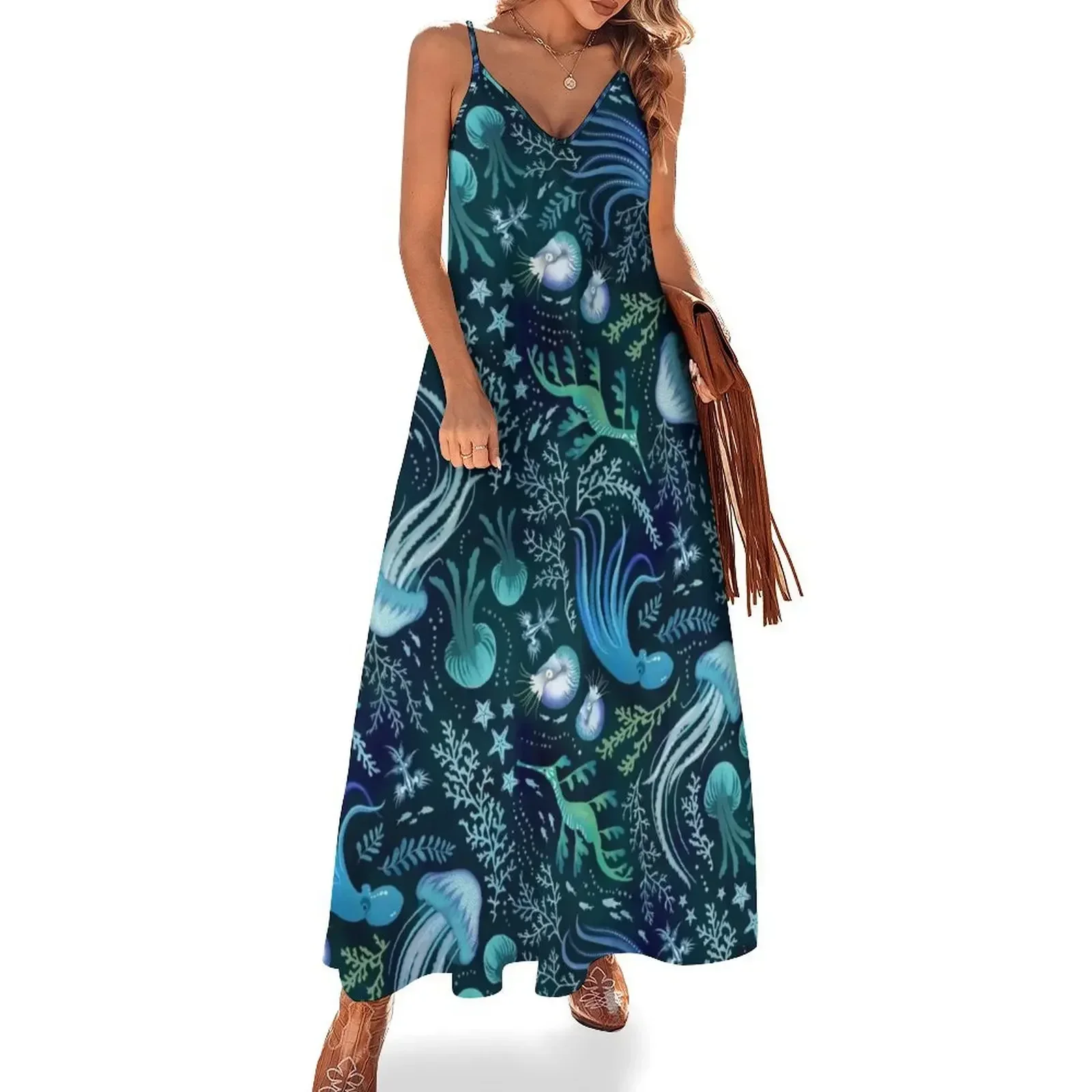 Ocean Beauty teal and blue Sleeveless Dress luxury dresses elegant women's dresses sale dresses for special events Dress
Ocean Beauty teal and blue Sleeveless Dress luxury dresses elegant women's dresses sale dresses for special events Dress